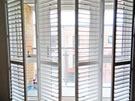 Plantation Shutters with T Post